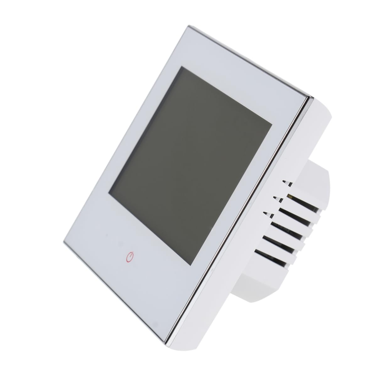 HEMOTON Programmierbarer Digitaler Thermostat 3a mit Touchscreen und LCD Anzeige für Heizsysteme und Raumtemperaturregelung Weiß mit Ntc Sensor und Voreingestellter Temperatur