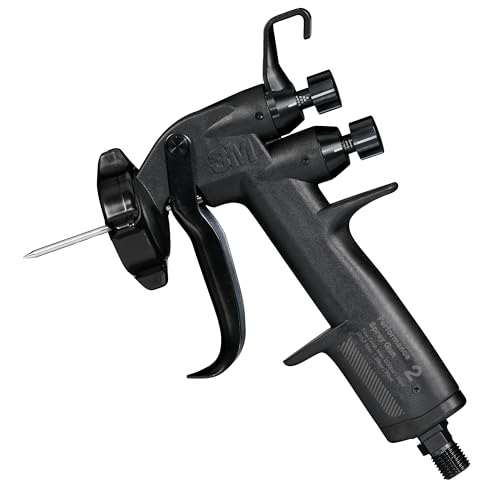 3M Performance Spray Gun 2, 26852, zweite verbesserte Generation, Hochleistungs-Lackierpistole, Lackspritzpistole, Farbspritzpistole, Sprühpistole zum Lackieren, Druckluftanwendung, HVLP, 1 Stück
