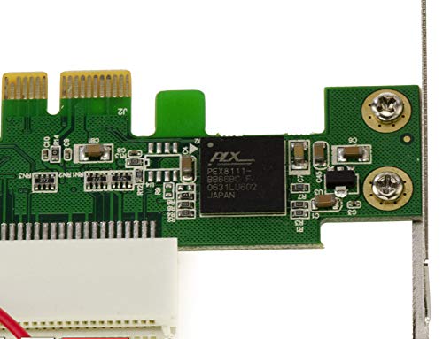 KALEA-INFORMATIQUE PCI to PCI Express Bridge Converter Adapter, for mounting a PCI card in a PCIe slot with PERICOM PLX PEX8111 Chipset - Image 2