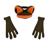 Nicky Bigs Novelties Green Frog Eyes Headband Hat With Mouth - Frog Gloves Hands Reptile Animal - Toad Costume Accessory Set
