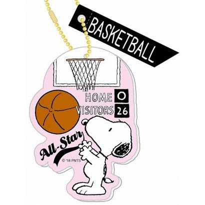 Amazon.co.jp: スヌーピー 部活アクリルキーチェーン バスケ