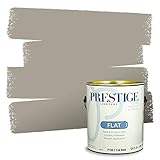 PRESTIGE Paints Interior Paint and Primer In One, 1-Gallon, Flat, Comparable Match of Benjamin Moore* Rockport Gray*