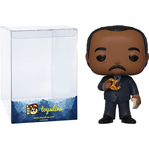 Stanley Hudson (Gamestop Exc): P O P ! - Figura De Vinilo Para Tv Con 1 Protector Gr Fico Compatible Con Toysdiva (972 - 47602 - B)