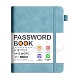 Passwortbuch: Webseiten-Passwort-Organizer mit alphabetischen Registern, Adressbuch im Taschenformat...