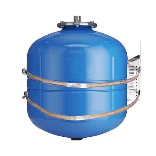 Wandhalterung für Ausdehnungsgefäß Halterung für Ausdehnungsgefäß Trinkwasser Edelstahl Wandbefestigung mit Spannband für Warmwasser Solaranlagen Speicher Flansch Ausgleichsbehälter Universalhalterung