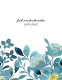  Lehrerkalender 2021 2022: Smarter Lehrerplaner A4 I 170 Seiten inkl. vielen Extras wie Stundenplaner, Notenlisten, Passwortübersicht etc. I 1 ... für Lehrer I Designlinie Blumen Türkis Blau