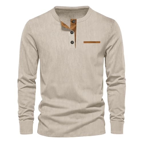 Men's Sweatshirt Casual Long Sleeve Stand Collar Button Pullover Sweatshirts