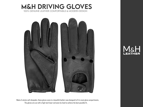 M&H Since 1978 Mens M&h-505 Driving Gloves