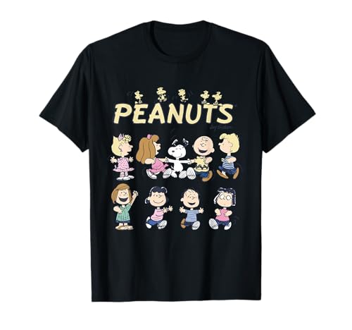 Peanuts Snoopy and friends dancing,Short Sleeve T-Shirt