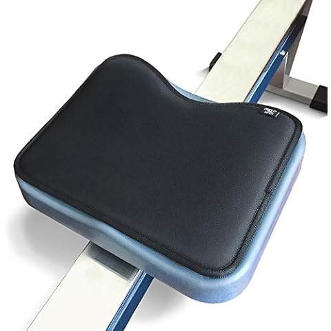 Rowing Machine Seat Cushion fits Perfectly Over Concept 2 Rower - Rower Seat Cushion Compatible with Hydrow, Concept2 and Other Row Machines - Rower Accessories and Seat Pad Cover