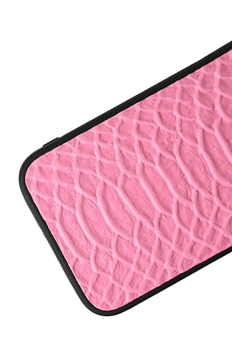 Coque iPhone 16 Pro Max cuir véritable Mamba Rose luxe - 5