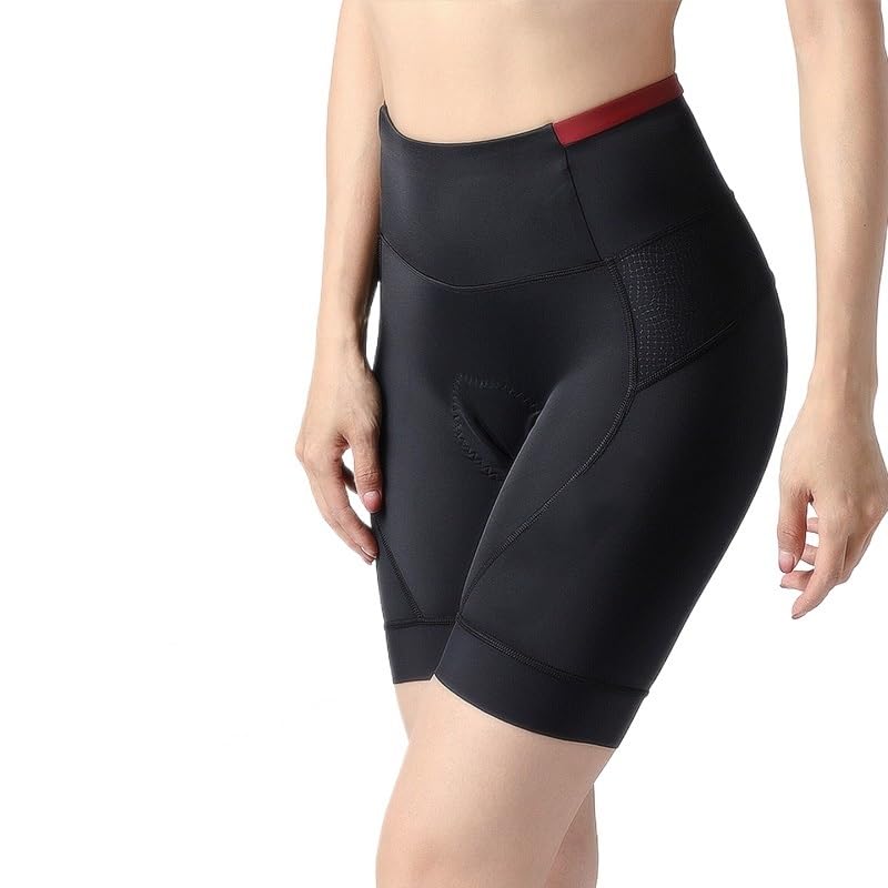 Culotte Ciclismo Hombre Pantalones cortos de ciclismo profesionales for mujer con almohadilla de esponja 5D, pantalones de verano for bicicleta de montaña, accesorios dinámicos for bicicleta de carret