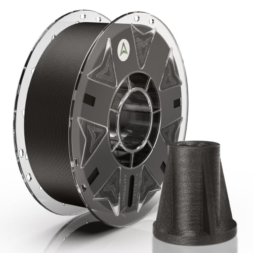 Creality Hyper PETG-CF Filament 1.75mm, 1kg Carbon Fiber,Night Gray