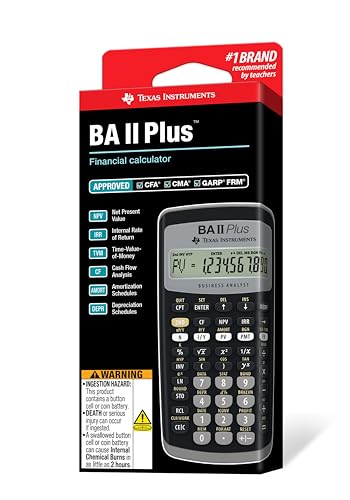 Texas Instruments BA II Plus Financial Calculator, Black image 8