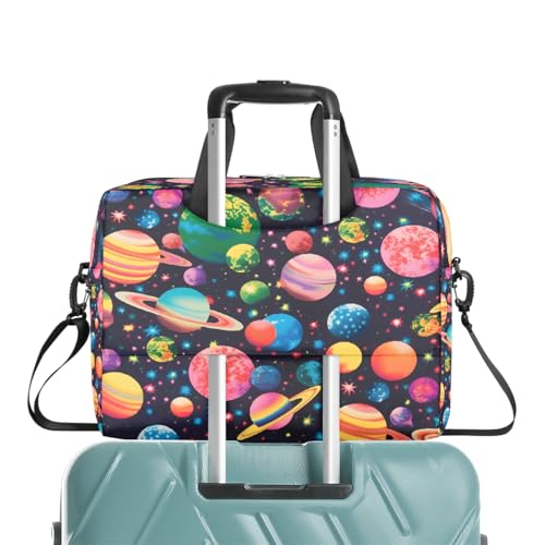 Maletín para laptop con diseño Colorful Planets, 13-16 pulgadas miniatura 7