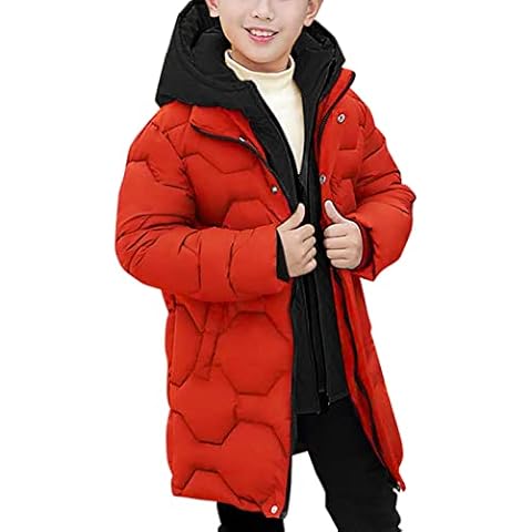 Maeau Kids Boys Padded Hooded Winter Coat Cover