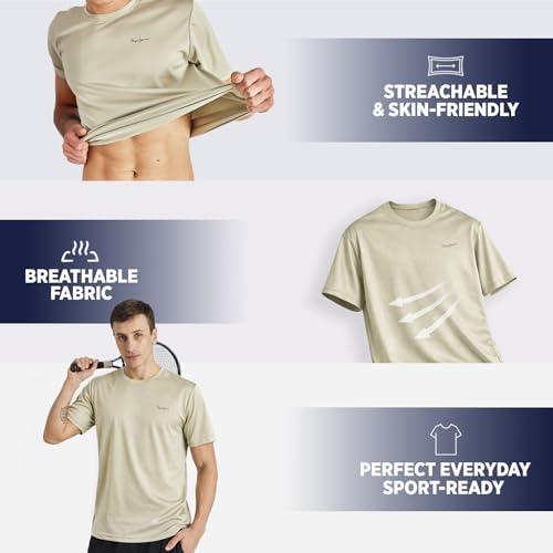 Image of Pepe Jeans Men's Polyester Regular fit T-Shirt