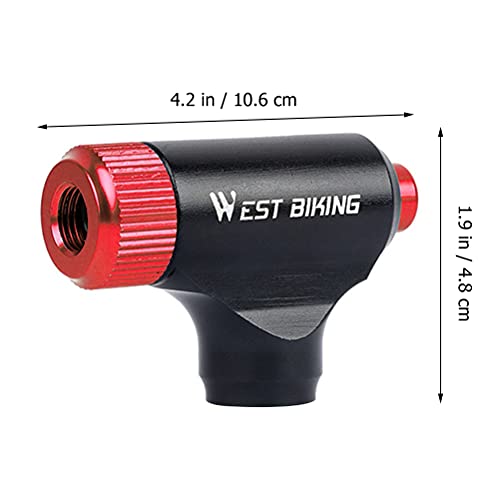 Amosfun Mini bomba de ar portátil de dióxido de carbono inflador de pneu de emergência