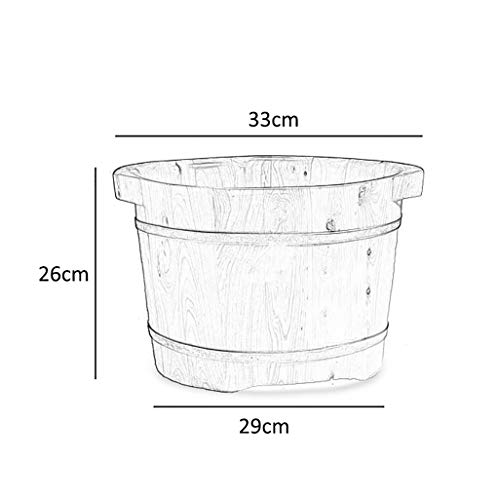 Cubo de Madera para Spa de Pies y Sauna miniatura 3