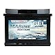 GEL Batterie 12v 80Ah Electronicx Marine Edition Solarbatterie 12v Akku 12v Solar Batterien Versorgungsbatterie 12v gel Wohnwagen Batterie Wohnmobil Gelbatterie 12v 80ah Solar Akku mover batterie