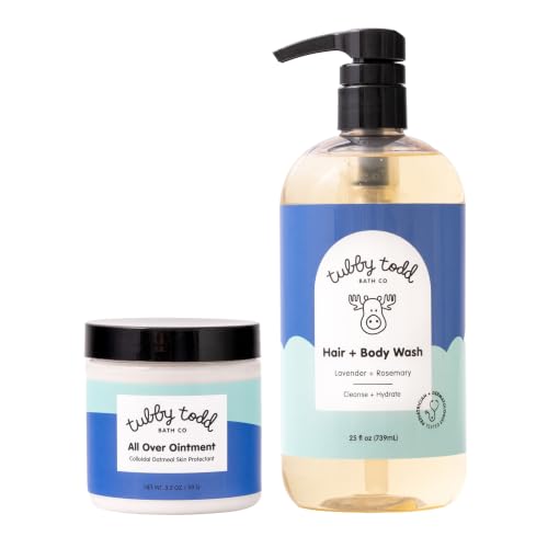 Tubby Todd's Baby Body Wash and All Over Ointment Eczema Set
