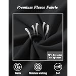 MAGCOMSEN Men's Thermal Shirt Fleece Lined Long Sleeve Athletic Base Layer Workout Top - Image 2