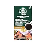 Starbucks Via Instant True North Blend Blonde Roast Coffee, 8 Count