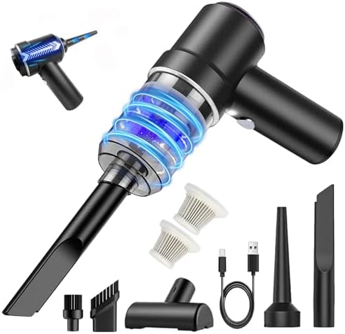 Handheld Car Vacuum Cleaner 12000PA, High Power Vacuum Cleaner an...