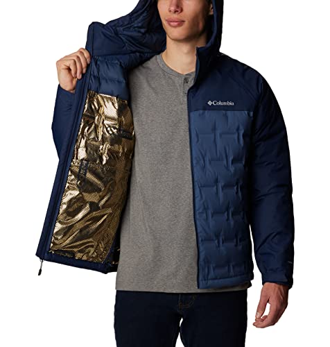 Image of Columbia Men Omni-Heat Inifnity Grand Trek II Hooded Hiking and Trekking Down Jacket