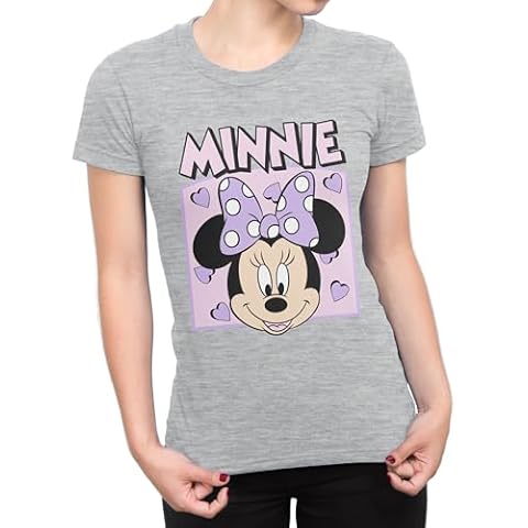 Disney Minnie Mouse Women's T-Shirt Grey Cover