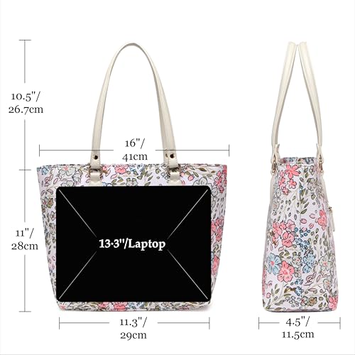 Tote bags for women, tote purse, nylon tote bag, with zipper and pockets, waterproof4