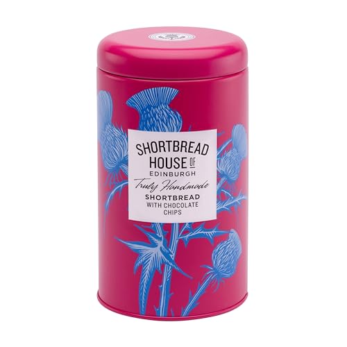 Shortbread House of Edinburgh | Handmade Shortbread with Dark Chocolate | 140g Tin
