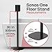 Sound Bass One / ERA100 Floor Stand Twin Pack (2pcs), Black | Compatible with Sonos One, Play:1, One Gen 2, One SL | Future-Proof Design Also Compatible with ERA 100, Designed by Sound Bass UK, Pair