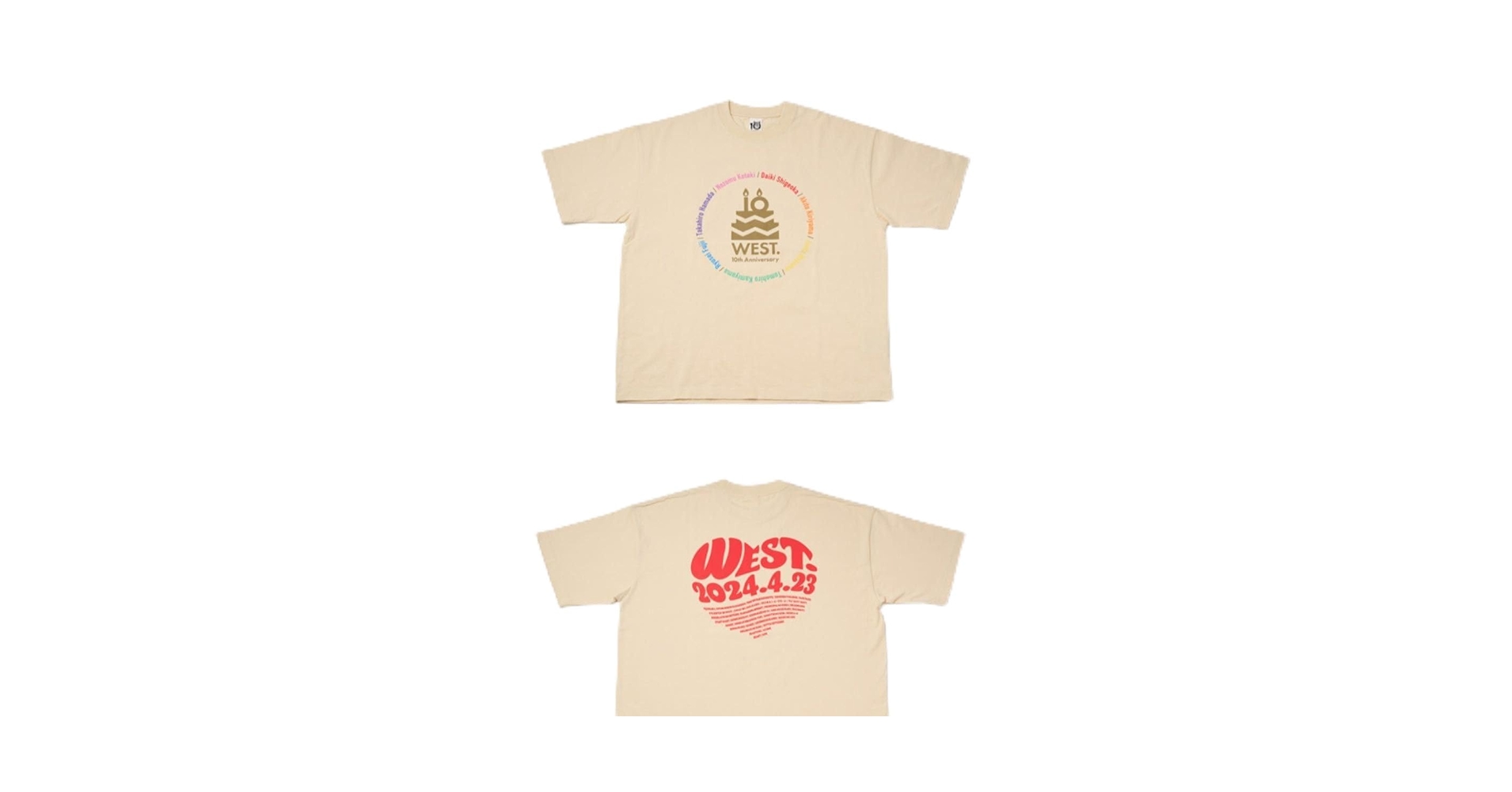 WEST. ハート 通販限定盤 DVD Tシャツ Amazon.co.jp: WEST. ハート 通販限定版 Tシャツ : ホビー