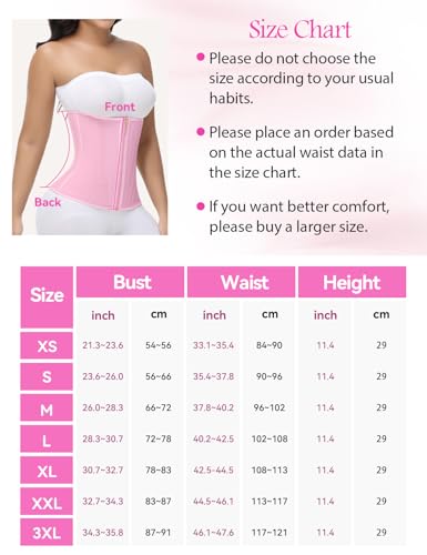 SHAPSHE Waist Trainer Double Tummy Control Postpartum Waist Cincher Steel Boned Corset Shapewear Belts for Weight Loss