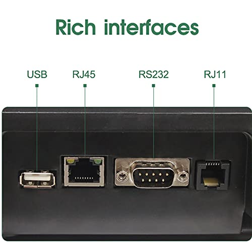 Báscula computarizada para comercio con impresora térmica 66lb miniatura 7