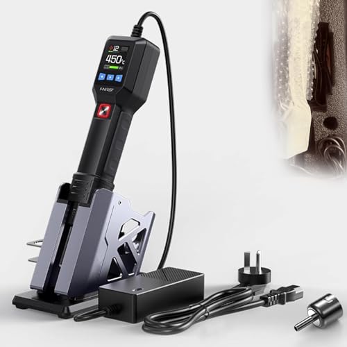 TYH Mini Pistola De Calor Inteligente para Soldar, Multiusos, Temperatura De 100-480 °C, Pantalla Digital LED, Ajuste De Volumen De Aire De 20 Velocidades, Marcador De Antorcha