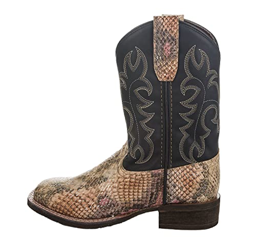 TuffRider Children's Black Snake in My Boot Western Leather Boots3
