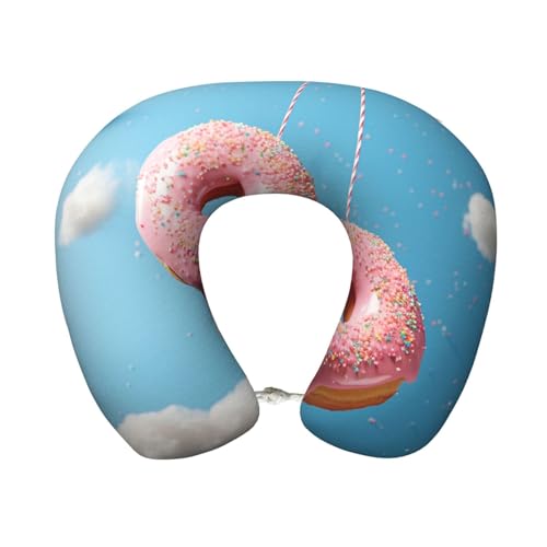 Almohada de espuma viscoelástica para viaje cuello