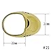 HOMELEX Handmade Traditional Brass Archery Thumb Ring (21#)