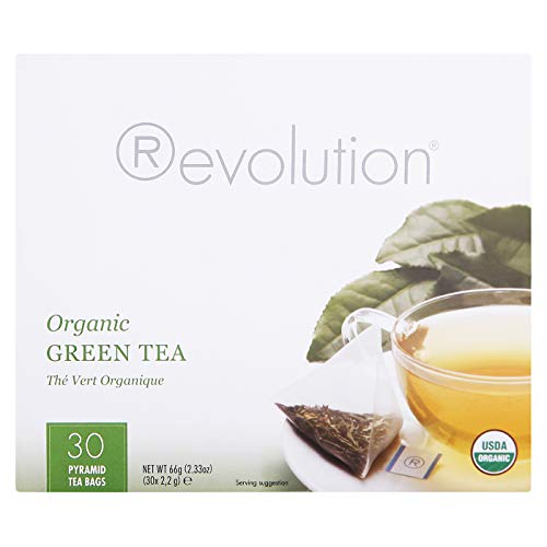 Revolution Tea - Mesh Infuser Full Leaf Tea - Organic Green Tea - 30 Bags #TOP18
