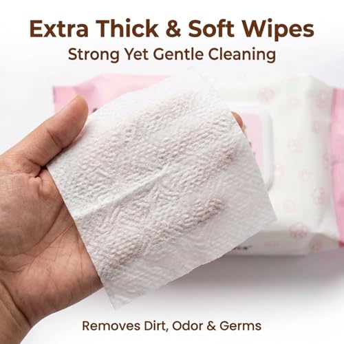 Image of Paw Cream 30g + Pet Wipes 100 Sheets Combo | Moisturizing Paw Balm with Peppermint Oil & Mango Butter | Cleaning Wipes for Dog | Daily Grooming Care for Paws, Coat, Dirt Removal & Hygiene