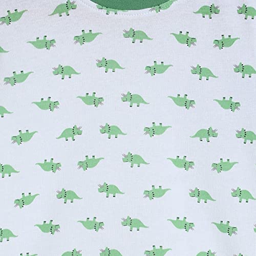 Image of miniklub Boys Grey & Green Printed T-Shirt