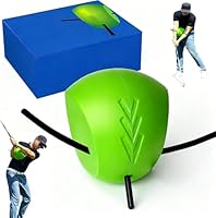 HoldOneLight Golfschwung-Trainingshilfe – Golf-Trainingsball – Einzigartiger Ausrichtungsstabkopf – Hilft beim Trainieren der richtigen Schwungtechnik