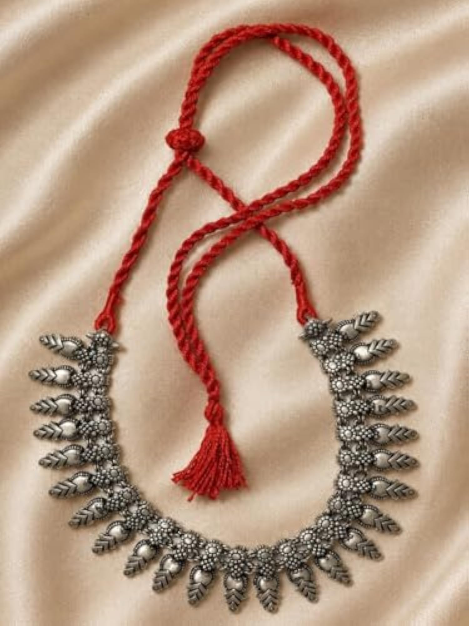 Red Thread Necklace for Women