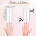 20 Pcs Gel Finger Sleeve Protectors, Silicone Finger Support Protectors Covers Cushions and Protect Fingers Cots Sleeves Relief for Fingers Cracking Corns Blisters and Calluses Protect