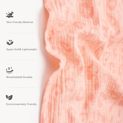Image of SERAPHY 2-in-1 Muslin Baby Car Seat Cover & Nursing Cover, Soft Lightweight Breastfeeding Cover for Boys and Girls,Breathable Canopy for Infant Carseat & Stroller for Summer-Love