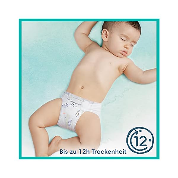 Pampers Baby Windeln Größe 1 (2-5 kg) Pure Protection, 102 Stück, HALBMONATSBOX, Mit Premium-Baumwolle Und… – Bild 6