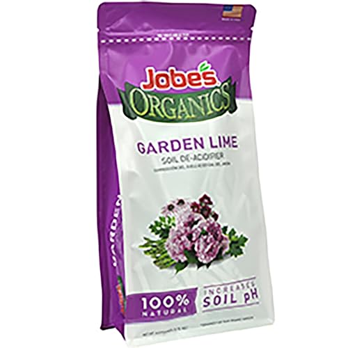 Jobe's Organics Garden Lime, Lime Powder Soil Amendment for Lawns, Plants, and Gardens, 6 lbs Bag