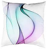 Mit Reißverschluss Home Fashion Kissenhülle Digitaldruck, Samt, Multicolor, 1 x 50 x 50 cm